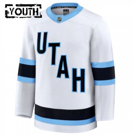 Hockeydrakt Custom Utah Hockey Club Fanatics Premium 2024-25 Hvit Borte - Barn